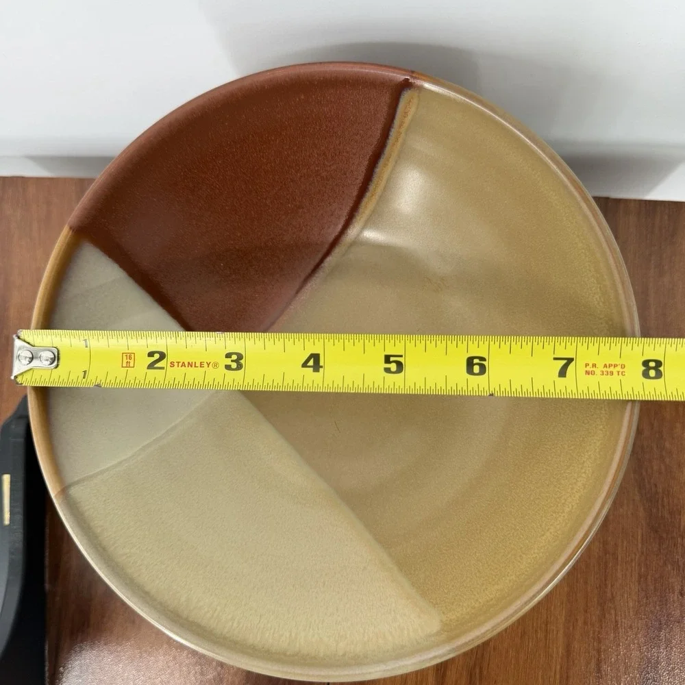 Sango Gold Dust Sienna 5039 Set Of 6 Stoneware Soup Salad Cereal Bowls 7.5